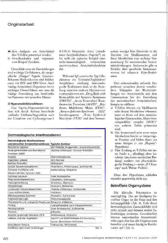 Vorschauseite 4: Arnzeimittelunverträglichkeit