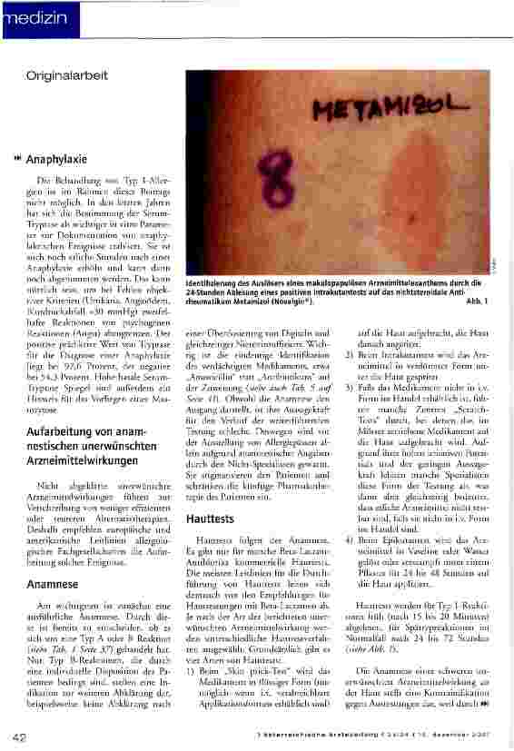 Vorschauseite 6: Arnzeimittelunverträglichkeit