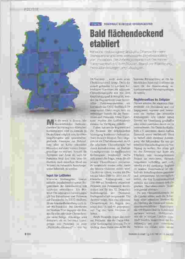 Vorschauseite 1: Bald flächendeckend etabliert