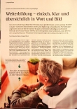 Vorschauseite 1: Weiterbildung - einfach, klar und übersichtlich in Wort und Bild