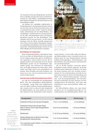Vorschauseite 3: Schutzmaßnahmen im betrieblichen Alltag Hände schützen und Hautschutzbarriere erhalten
