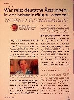 Vorschauseite 1: Was reizt deutsche Ärztinnen, in der Schweiz tätig zu werden?
