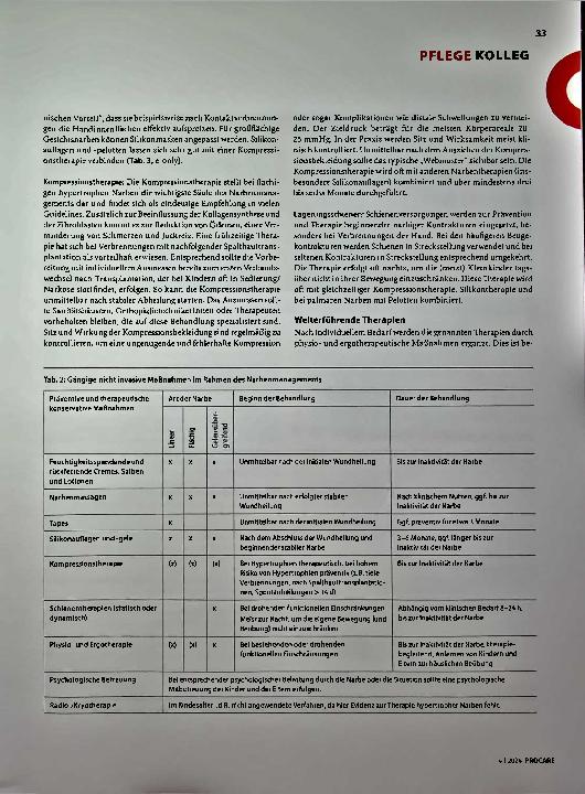 Vorschauseite 2: Narbenmanagement bei Kindern und Jugendlichen