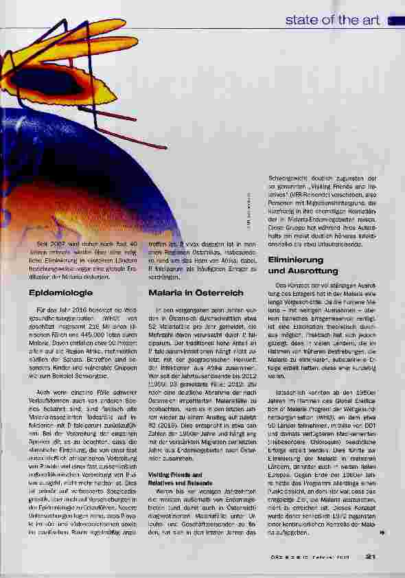 Vorschauseite 2: Malaria