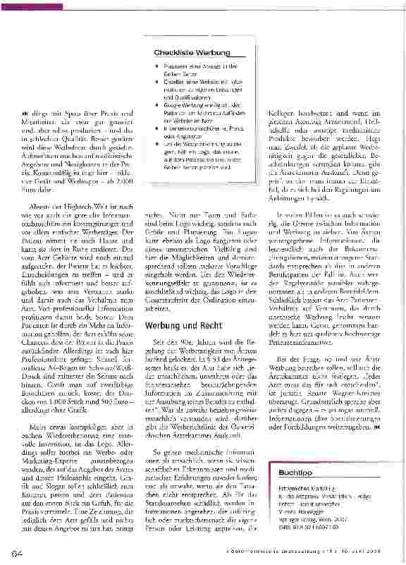 Vorschauseite 2: Orientierung für Patienten