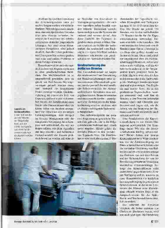 Vorschauseite 2: Das Krankenhaus in der Postmoderne