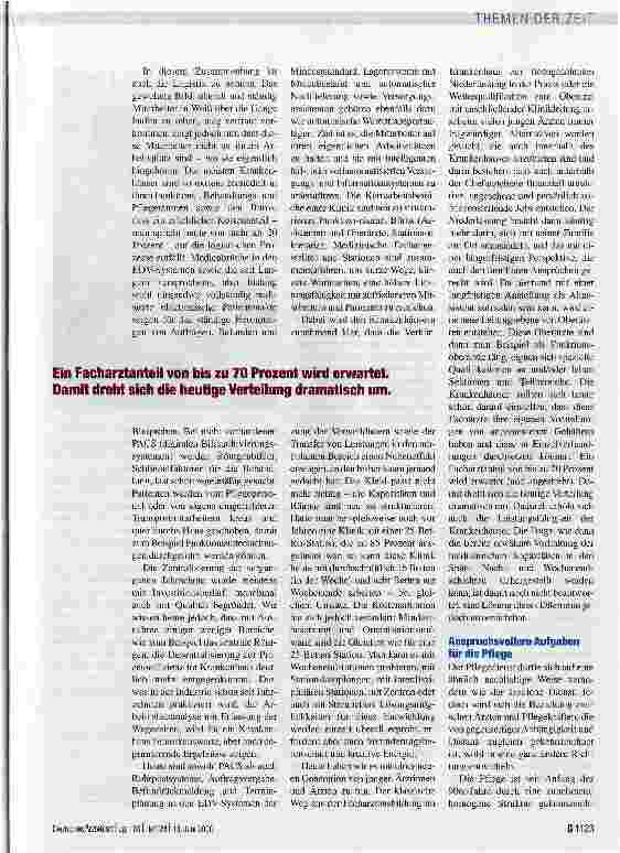 Vorschauseite 4: Das Krankenhaus in der Postmoderne
