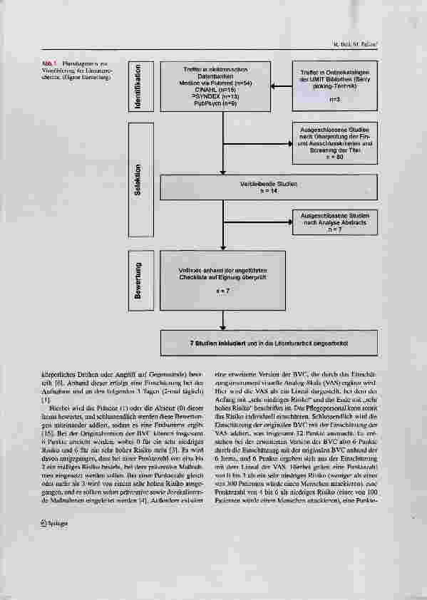 Vorschauseite 4: Die Broset-Gewalt-Checkliste zur Einschätzung des aktuellen Aggressionspotenzials bei Patienten in der Erwachsenenpsychiatrie