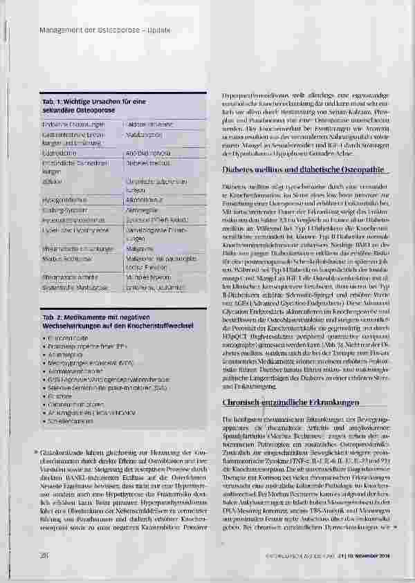 Vorschauseite 3: Management der Osteoporose - Update