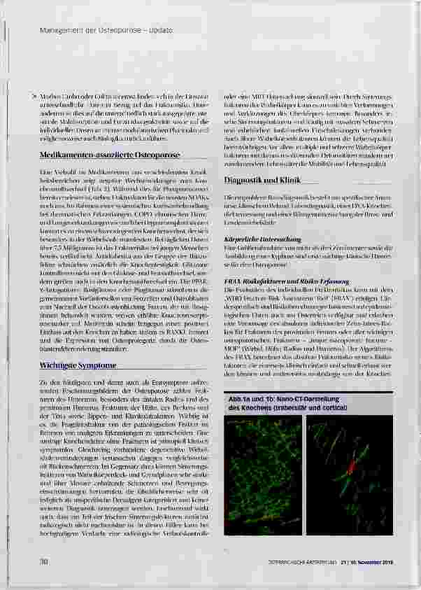 Vorschauseite 4: Management der Osteoporose - Update