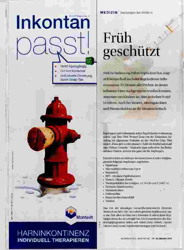 Vorschauseite 1: Früh geschützt