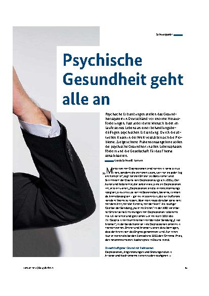 Vorschauseite 2: Psychische Gesundheit geht alle an.
