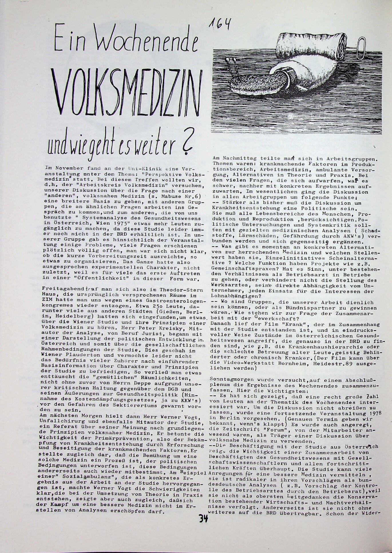 Vorschau: Ein Wochenende Volksmedizin – und wie geht es weiter?