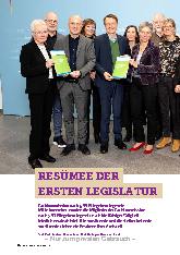 Vorschauseite 1: Resümee der ersten Legislatur