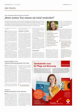 Vorschauseite 1: "Beim ersten Ton waren sie total verändert."