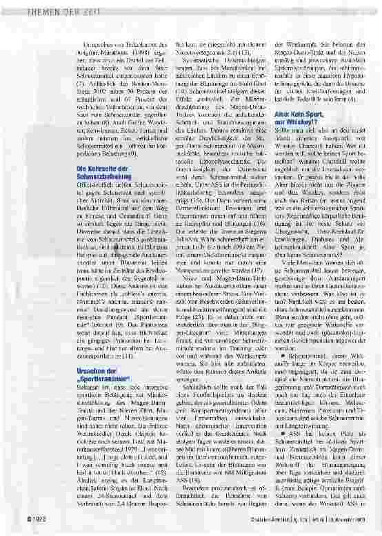 Vorschauseite 2: Geht nichts mehr ohne Schmerzmittel?
