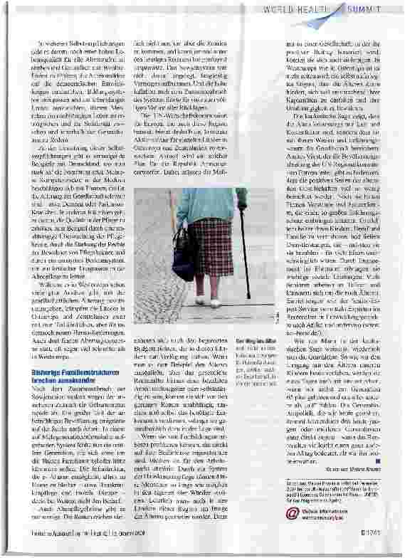 Vorschauseite 3: Wie die Politik der demografischen Entwicklung begegnen will