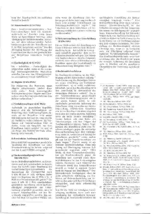 Vorschauseite 2: Die Entwicklung des Betreuungsrechts bis Anfang Juni 2009