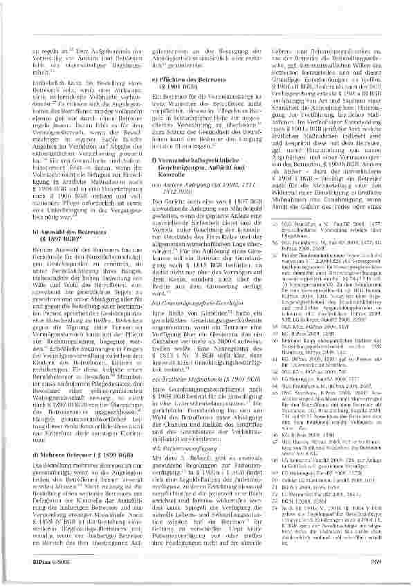 Vorschauseite 4: Die Entwicklung des Betreuungsrechts bis Anfang Juni 2009