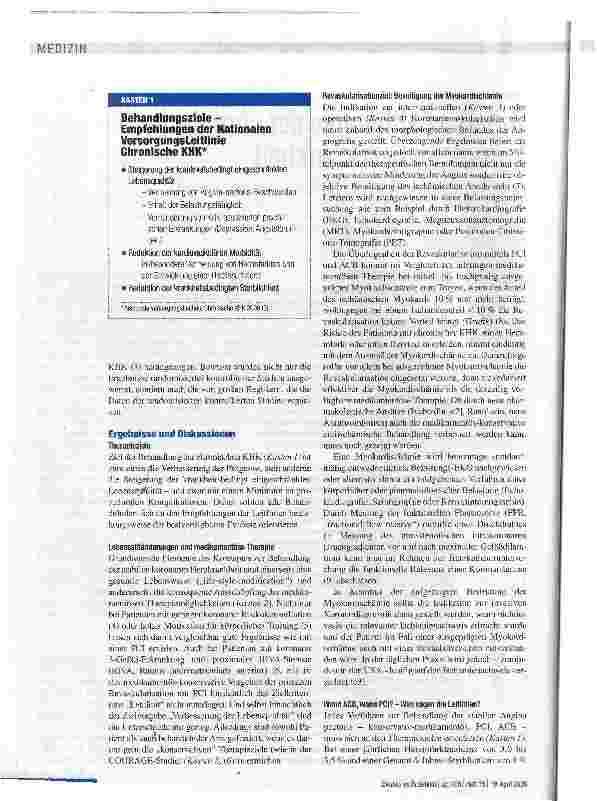Vorschauseite 2: Differenzialtherapie der chronischen koronaren Herzkrankheit