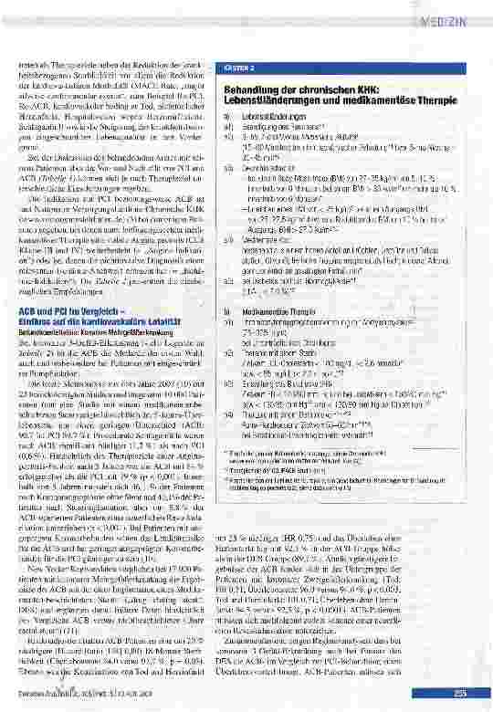 Vorschauseite 3: Differenzialtherapie der chronischen koronaren Herzkrankheit