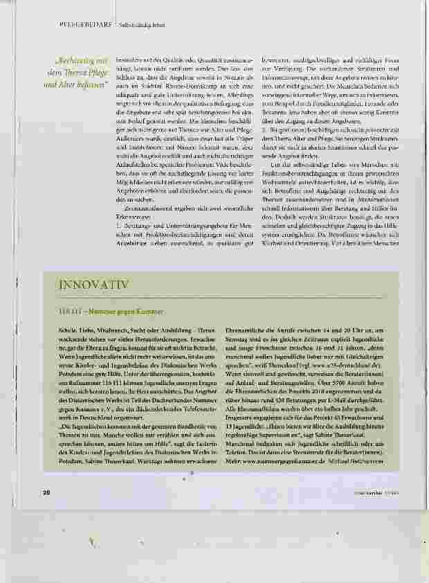 Vorschauseite 3: Es fehlt eine unabhängige Stelle, die über alle Angebote informiert