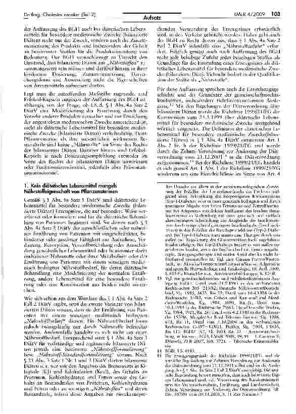 Vorschauseite 3: Cholesterinsenker: Arzneimittel, Medizinprodukte oder Lebensmittel? (Teil 2)