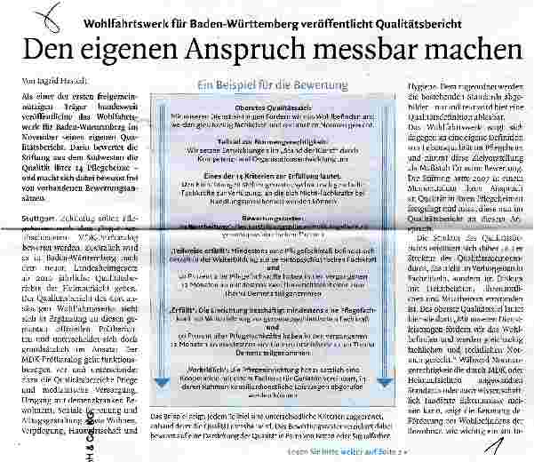 Vorschauseite 1: Den eigenen Anspruch messbar machen