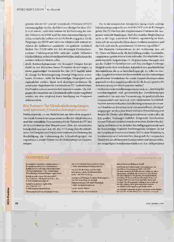 Vorschauseite 3: Für ein gerechtes und soziales Europa