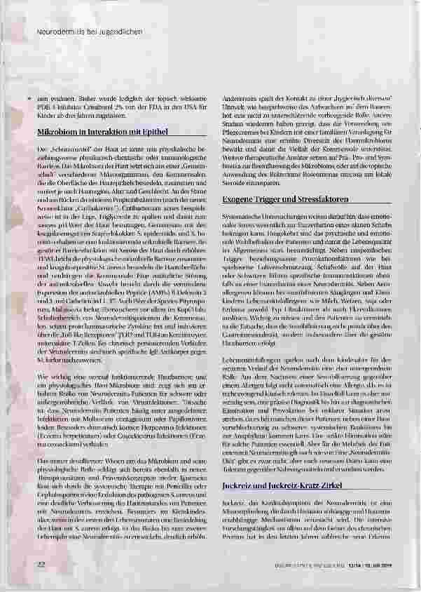 Vorschauseite 5: Neurodermitis bei Jugendlichen