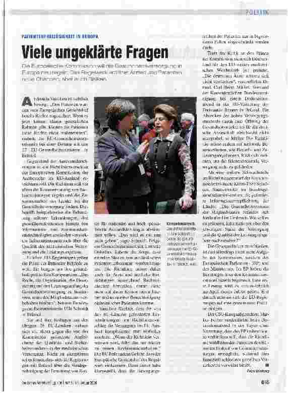Vorschauseite 1: Viele ungeklärte Fragen
