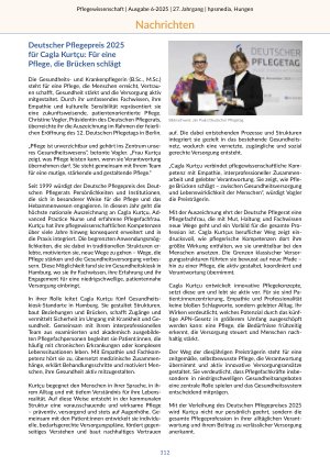 Vorschauseite 6: Pflegewissenschaft 6-2025 ganzes Heft