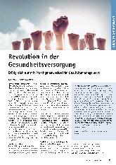 Vorschauseite 1: Revolution in der Gesundheitsversorgung Erfolgreich nur mit Paradigmenwechsel im Qualitätsmanagement