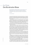 Vorschauseite 1: Die Bürokratie-Blase