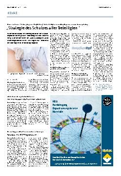 Vorschauseite 1: "Strategie des Schutzes aller Beteiligten"