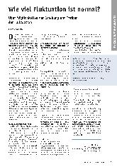 Vorschauseite 1: Wie viel Fluktuation ist normal? Über Möglichkeiten der Erhebung und Treiber der Fluktuation.