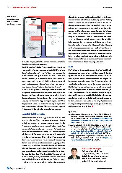 Vorschauseite 3: Die App UbiMaster von ubiLearning Solutions bietet Potenziale für die Nutzung in Bibliotheken als außerschulischer Lernort.