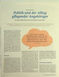 Vorschauseite 1: Politik und der Alltag pflegender Angehöriger: Wie stark klaffen Anspruch und Wirklichkeit auseinander?