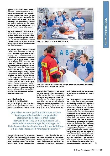 Vorschauseite 2: Klinikum Karlsruhe reformiert Notfallversorgung Wie Patientinnen und Patienten profitieren