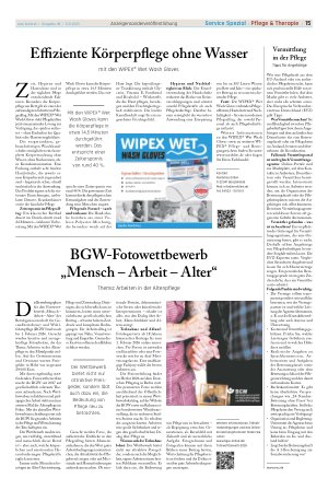 Vorschauseite 1: Effiziente Körperpflege ohne Wasser mit den WIPEX® Wet Wash Gloves