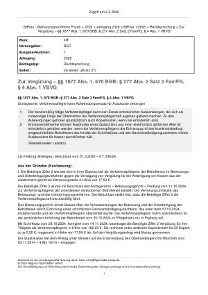 Vorschauseite 1: Zur Vergütung