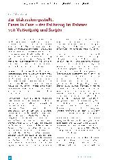 Vorschauseite 1: Zur Diskussion gestellt: Cases in Care - der Fallbezug im Rahmen von Versorgung und Sorgen