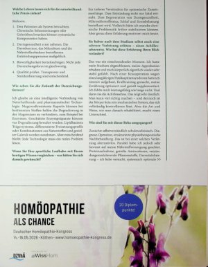 Vorschauseite 4: „Regeneration beginnt auf Zellebene“ Warum Bioverfügbarkeit über Therapieerfolg entscheidet