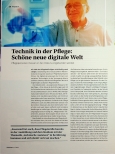 Vorschauseite 1: Technik in der Pflege: Schöne neue digitale Welt