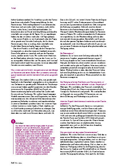 Vorschauseite 3: Augmented decision support: Eine Demokratisierung universitärer Medizin