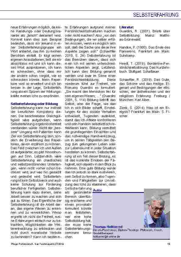 Vorschauseite 5: Selbsterfahrung en passant Mein gedeuteter Alltag