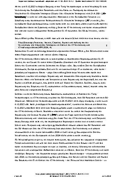 Vorschauseite 2: Nutzen, Chancen, Risiken und Haftung bei der Verwendung von Künstlicher Intelligenz im Kontext der KI-Verordnung und KI-Haftungsrichtlinie