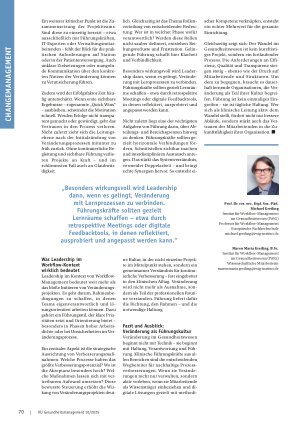 Vorschauseite 3: Leadership im Klinikalltag Veränderung verstehen, gestalten, verankern
