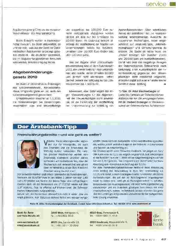 Vorschauseite 2: Änderung des Finanzstrafsystems