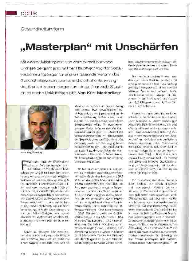 Vorschauseite 1: „Masterplan mit Unscharfen